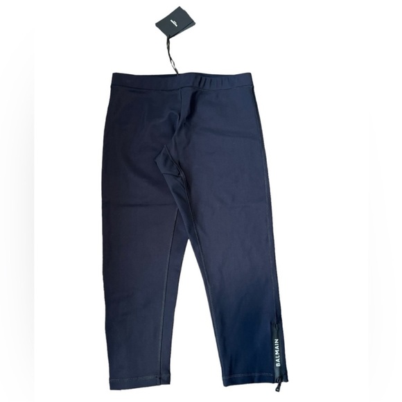 3 BALMAIN Leggings; 2 Black + 1 Red - Picture 1 of 2